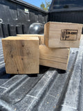 Reclaimed HT Pallet Blocks | 4-Pack — $10
