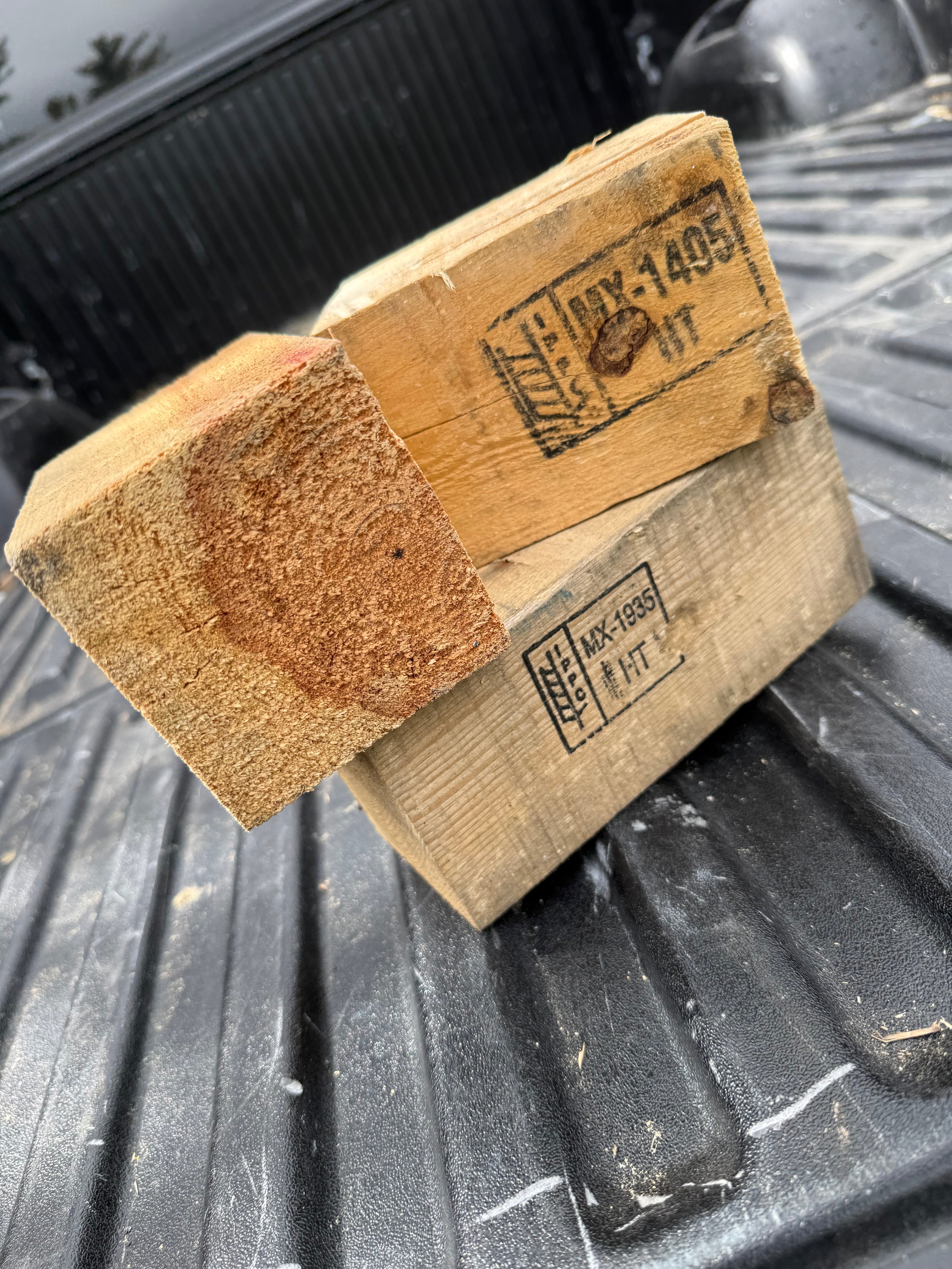 Reclaimed HT Pallet Blocks | 4-Pack — $10