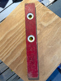 Vintage Johnson Level No. 1122 — Antique Red Wood Spirit Level